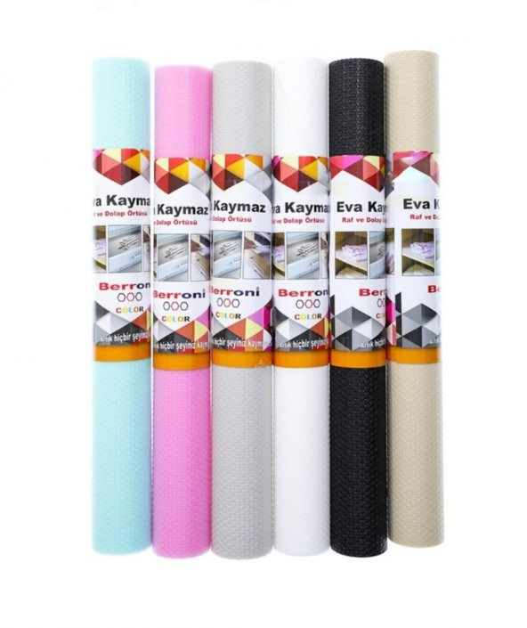 Kaydırmaz raf örtüsü - pembe dolap içi kaymaz örtü raflık 45cm*X5 mt. ürün görseli 1