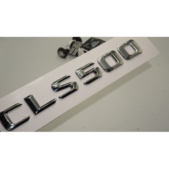 Benz CLS 500 Bagaj Krom Metal 3M 3D Yazı Logo ürün görseli 1