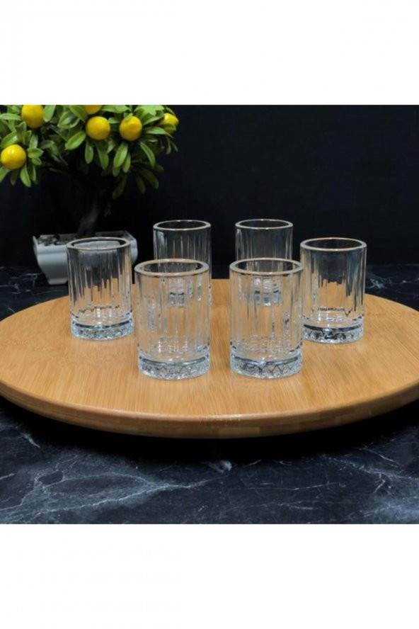 Paşabahçe kristal 6 lı kahve yanı küçük su bardağı - su bardak elysia ürün görseli 1