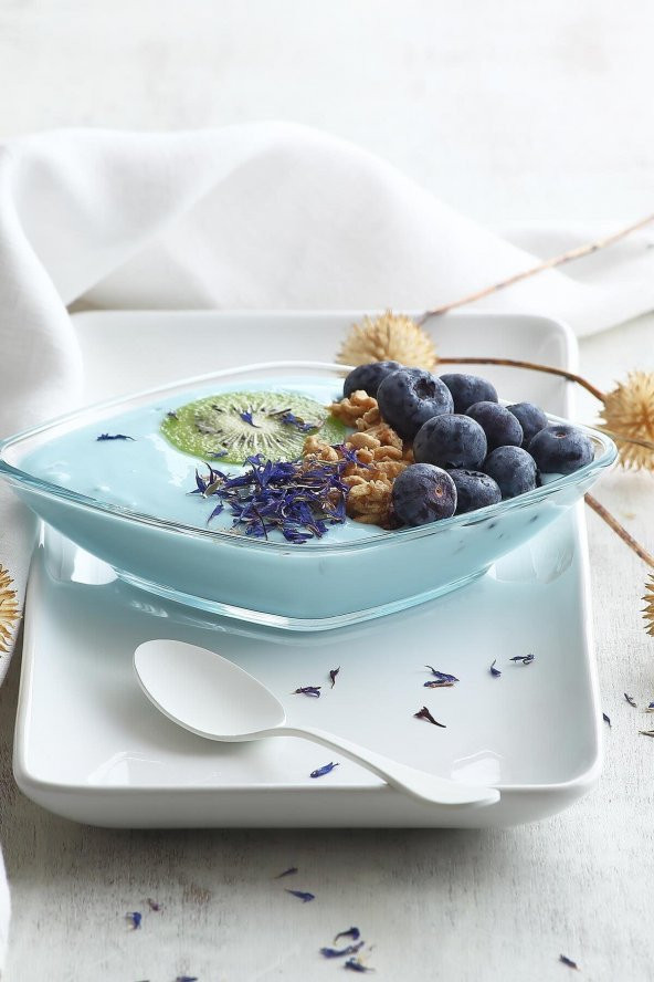 Lav pesto kayık meze servis tabağı - cam kahvaltılık sunum seti 6 parça ürün görseli 1