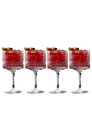 Paşabahçe elysia ayaklı martini kadeh - 4 lü çok amaçlı sunum bardağı ürün görseli 1
