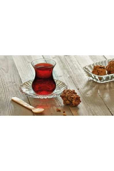 Paşabahçe 95961 aurora çay takımı - çay seti 12 parça - Resim 2