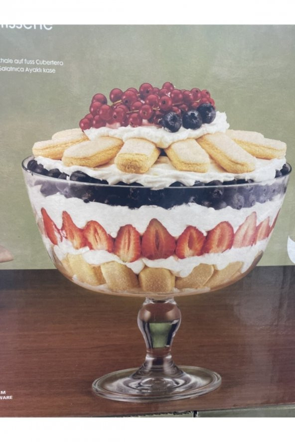 Paşabahçe petite ayaklı patisseria kurabiyelik - servis sunum kasesi ürün görseli 1