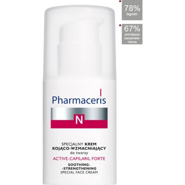 Pharmaceris Active Capilaril Forte Soothing-Strengthening Cream 30 ml ürün görseli 1
