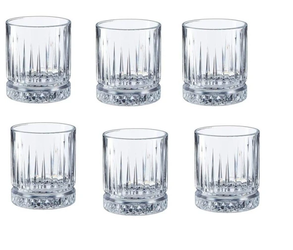 Paşabahçe kristal 6 lı kahve yanı küçük su bardağı - su bardak elysia ürün görseli 1
