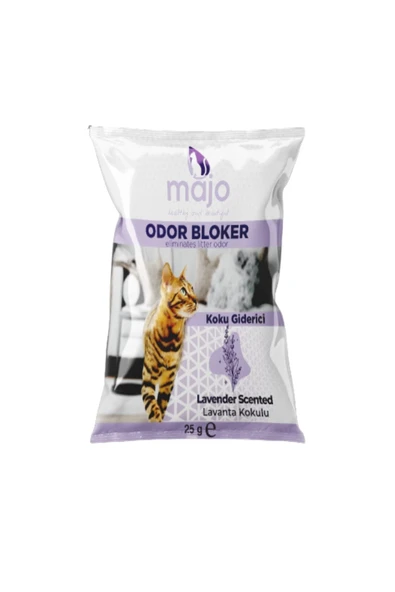 Majo Lavanta Kokulu Doğal Kedi Kumu Koku Giderici Temizleyici ürün görseli 1