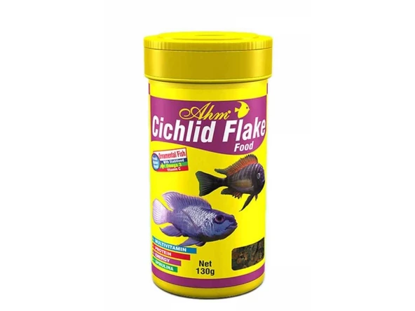 Ahm Cichlid Flake Food 1000 Ml  Skt:08/2028 ürün görseli 1