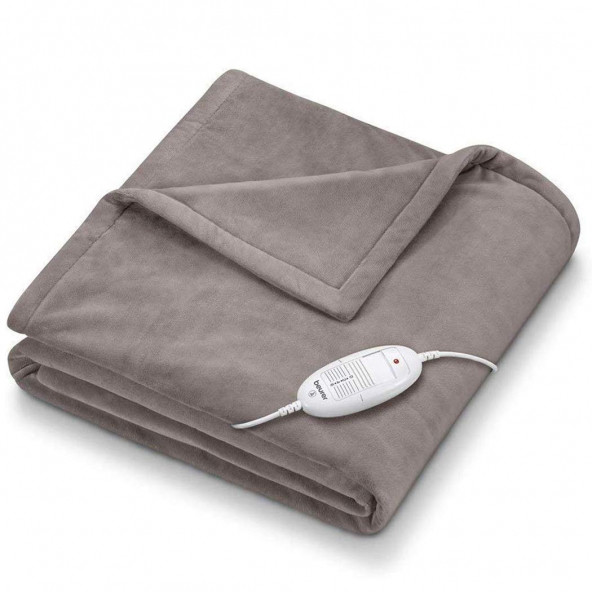 Beurer HD 75 Cozy Taupe ısıtmalı battaniye ürün görseli 1