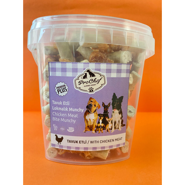 ProChef 25 Adet Premium Plus Lokmalık Munchy Tavuklu Sarma Köpek Kemiği & Ödül Maması ürün görseli 1