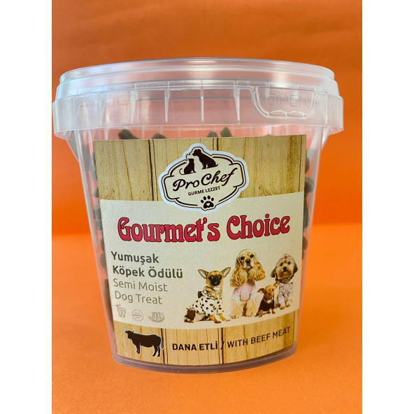 ProChef 200 Gr Dana Etli Gourmet's Choice Köpeklerin Eğitimi Için Yarı Yumuşak Köpek Ödül Maması ürün görseli 1