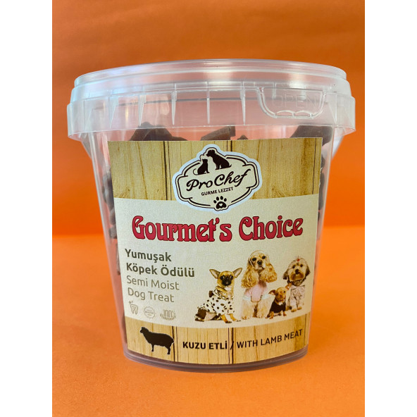 ProChef 200 Gr Kuzu Etli Gourmet's Choice Köpeklerin Eğitimi Için Yarı Yumuşak Köpek Ödül Maması ürün görseli 1