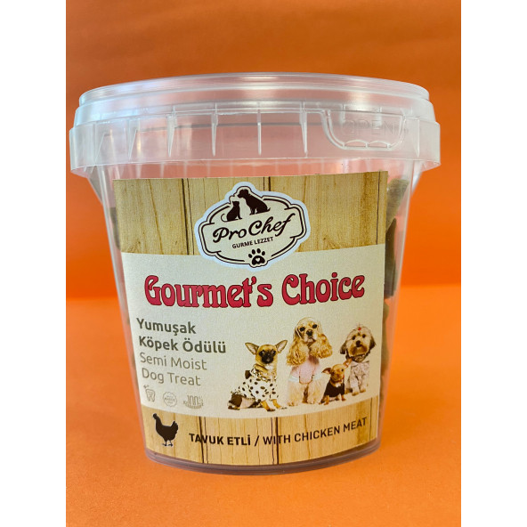 ProChef 200 Gr Tavuk Etli Gourmet's Choice Köpeklerin Eğitimi Için Yarı Yumuşak Köpek Ödül Maması ürün görseli 1