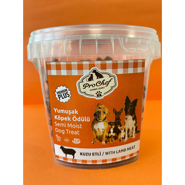 ProChef 200 Gr Kuzu Etli Premium Plus Köpeklerin Eğitimi Için Yarı Yumuşak Köpek Ödül Maması ürün görseli 1