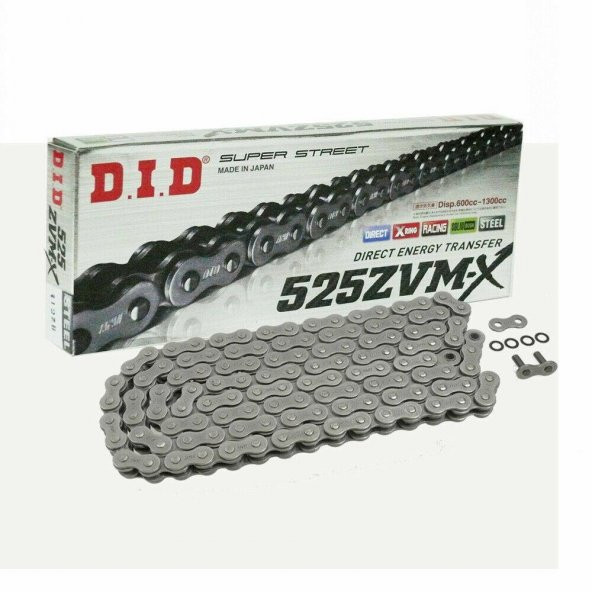 Did 525-104Zvm-x 2011-2015 Ducati Monster 796 Uyumlu Zincir Zvm-x Çelik Renk ürün görseli 1
