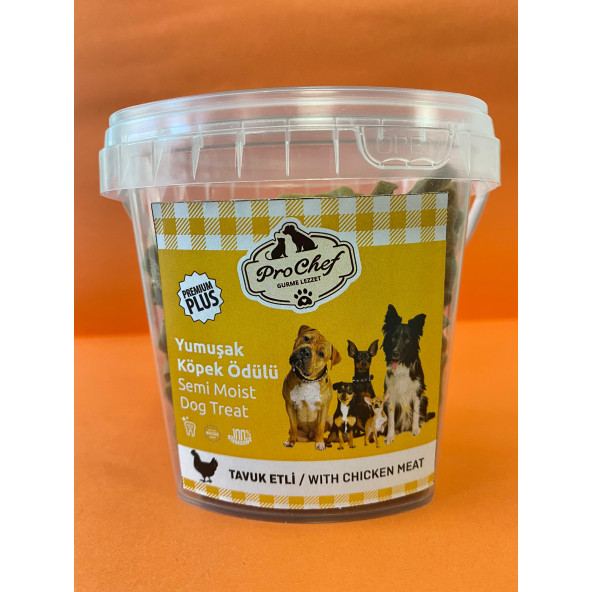 ProChef 200 Gr Tavuk Etli Premium Plus Köpeklerin Eğitimi İçin Yarı Yumuşak Köpek Ödül Maması ürün görseli 1