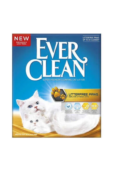 Ever Clean LitterFree Paws İz Bırakmayan Kalın Taneli Topaklaşan Kedi Kumu 10 L ürün görseli 1