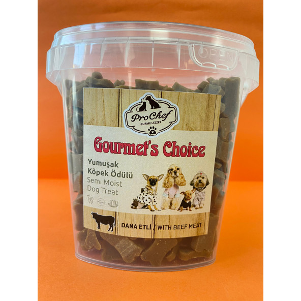 ProChef 400 Gr Dana Etli Gourmet's Choice Köpeklerin Eğitimi Için Yarı Yumuşak Köpek Ödül Maması ürün görseli 1