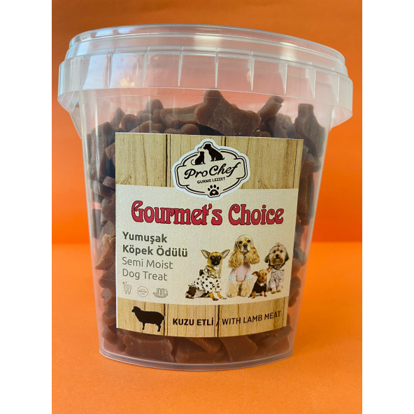 ProChef 400 Gr Kuzu Etli Gourmet's Choice Köpeklerin Eğitimi Için Yarı Yumuşak Köpek Ödül Maması ürün görseli 1