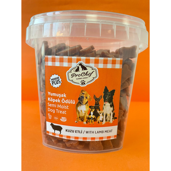ProChef 400 Gr Kuzu Etli Premium Plus Köpeklerin Eğitimi İçin Yarı Yumuşak Köpek Ödül Maması ürün görseli 1