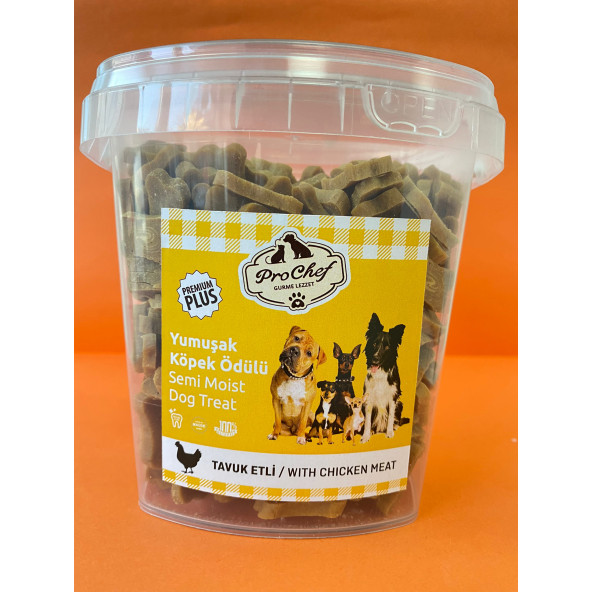 ProChef 400 Gr Tavuk Etli Premium Plus Köpeklerin Eğitimi İçin Yarı Yumuşak Köpek Ödül Maması ürün görseli 1