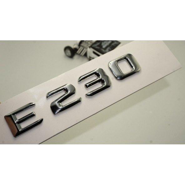 Benz E230 Bagaj Krom Metal 3M 3D Yazı Logo ürün görseli 1