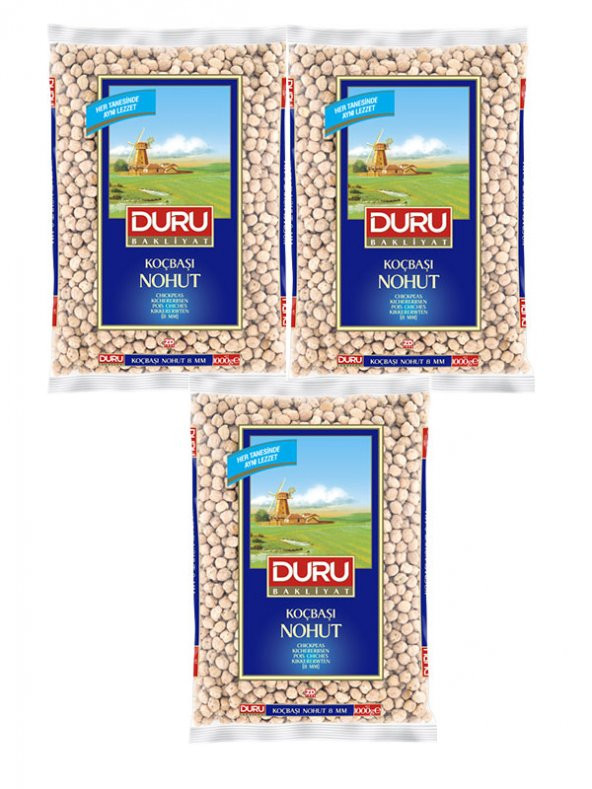 8MM KOÇBAŞI NOHUT, 3x1000 gr ürün görseli 1