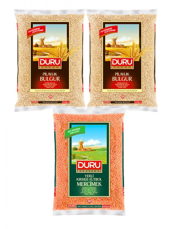 DURU MERCİMEKLİ BULGUR SETİ ürün görseli 1