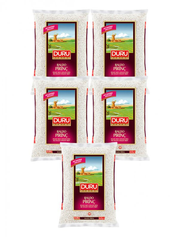 BALDO PİRİNÇ, 5x1000 gr ürün görseli 1
