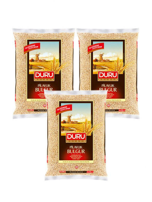 PİLAVLIK BULGUR, 3x1000 gr ürün görseli 1