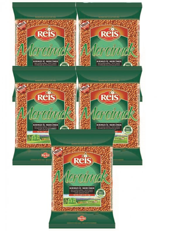 KIRMIZI MERCİMEK, 5x1 kg ürün görseli 1