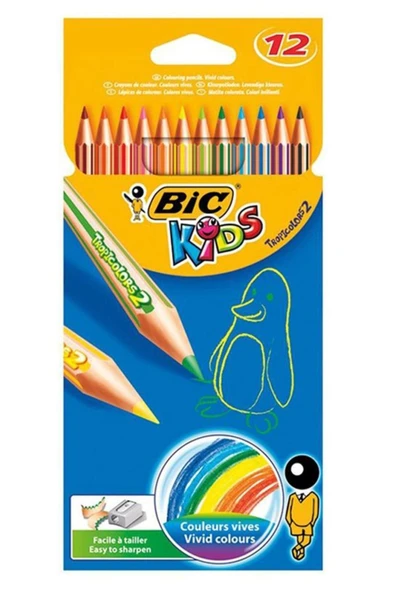 Bic Kids Tripıcolors 12 Li Kuruboya ürün görseli 1