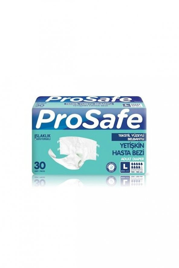 Prosafe Belbantlı Yetişkin Hasta Bezi L 30x3 90 Adet ürün görseli 1