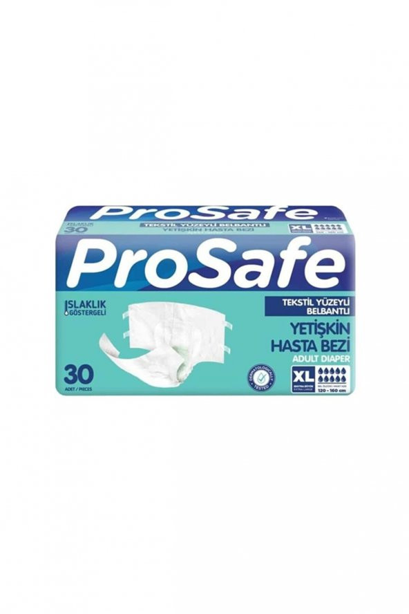 Prosafe Belbantlı Yetişkin Hasta Bezi XL 30x4 120 Adet ürün görseli 1
