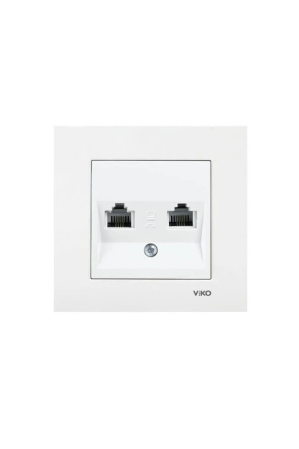 VİKO KARRE 2*4 TELEFON PRİZİ ürün görseli 1
