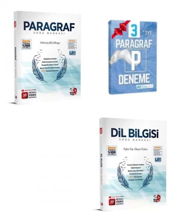 TYT Paragraf ve Dil Bilgisi Soru Bankası ürün görseli 1