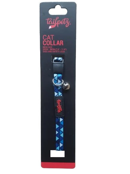 Tailpetz Cat Color Easy & Safety Lock Mosaic Ayarlanır Kedi Boyun Tasması ürün görseli 1