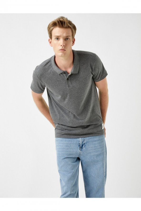 Basic Polo Tisört - Resim 2