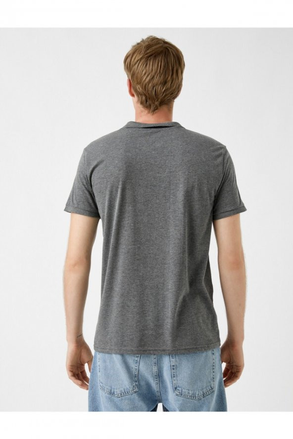 Basic Polo Tisört - Resim 4