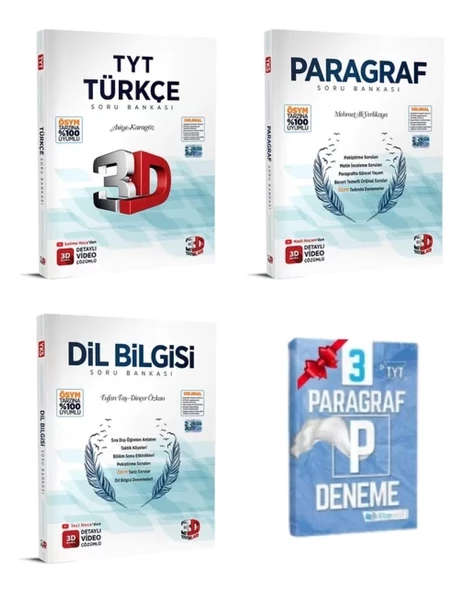 TYT Türkçe Paragraf ve Dil Bilgisi Soru Bankası ürün görseli 1