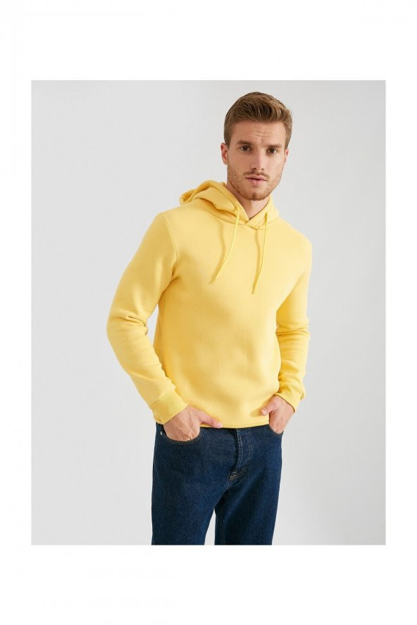 Erkek Sarı Sweatshirt 1KAM75593LK ürün görseli 1
