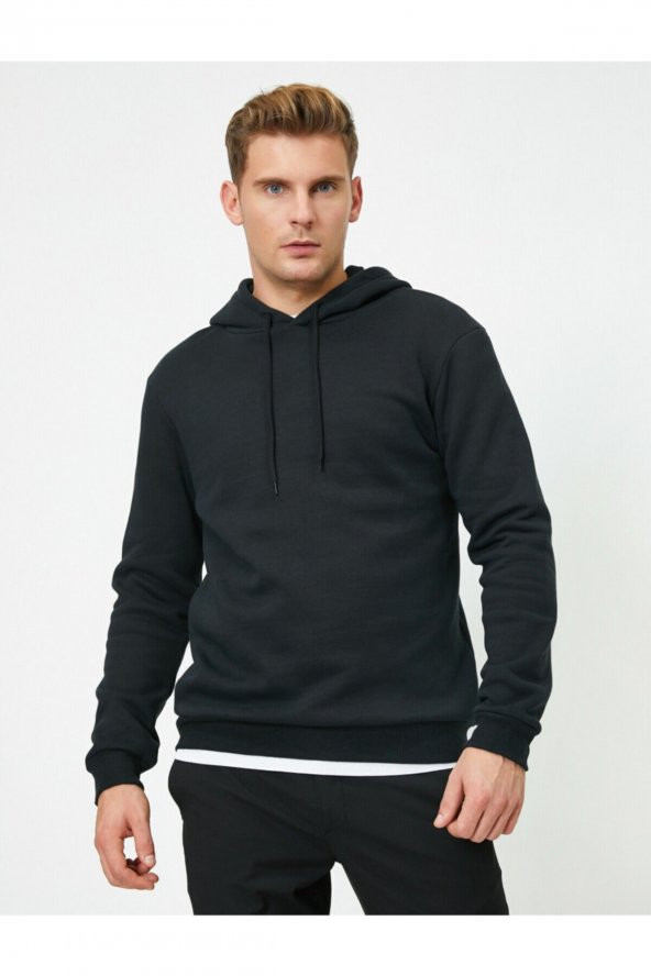 Erkek Sarı Sweatshirt 1KAM75593LK - Resim 6