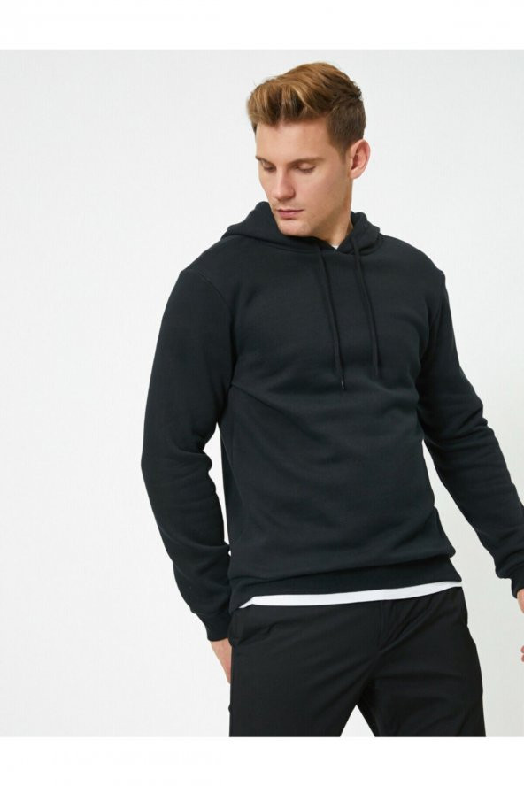 Erkek Sarı Sweatshirt 1KAM75593LK - Resim 7