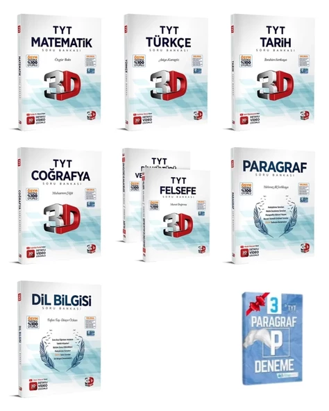 TYT Mat Türkçe Tarih Coğrafya Din Felsefe Paragraf Dil Bilgisi SB ürün görseli 1