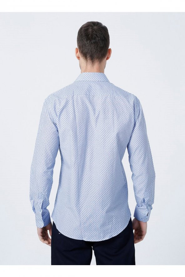 SÜVARİ Gömlek, Xl, Mavi - Resim 4