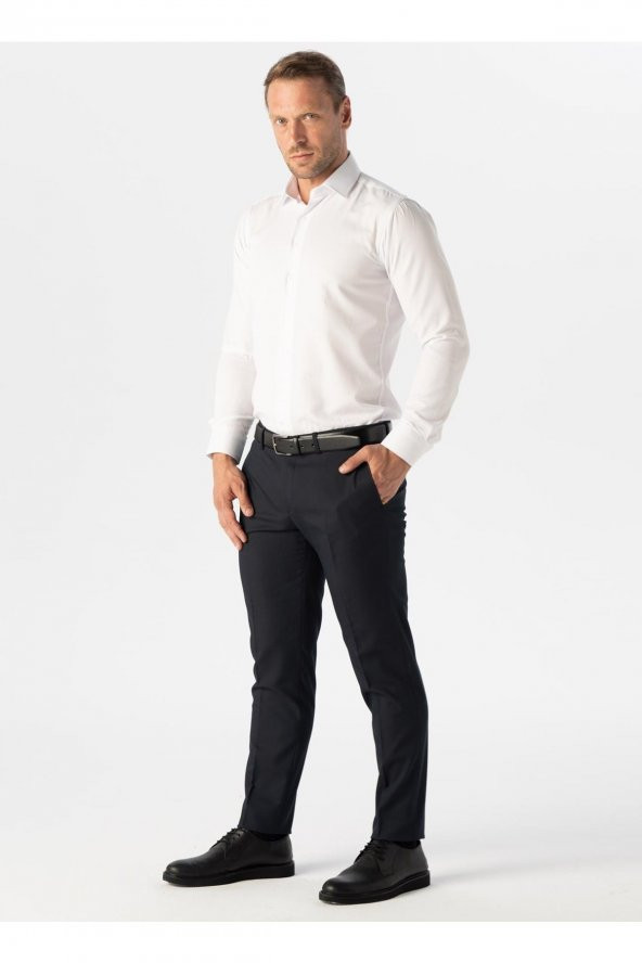 SÜVARİ Normal Bel Normal Paça Slim Fit Lacivert Erkek Pantolon Pn1014100158 ürün görseli 1