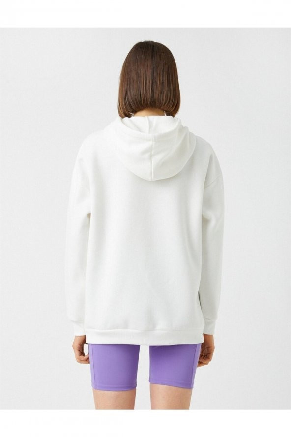 KOTON Kadın 3wal10064ık Sweat - Resim 3