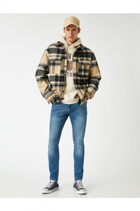 KOTON Skinny Fit Kot Pantolon - Michael Jean ürün görseli 1