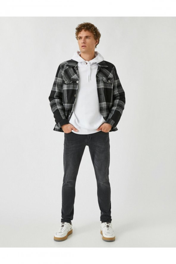 KOTON Skinny Fit Kot Pantolon Micheal Jean ürün görseli 1