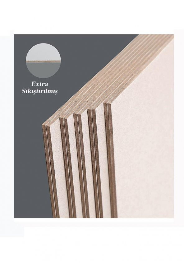 Mukavva Gri 2 mm 35x50 cm 5 Adet Sert Karton Ekstra Sıkıştırılmış 35*50 Mukavva Gri Renkli 2mm 5 Adet ürün görseli 1