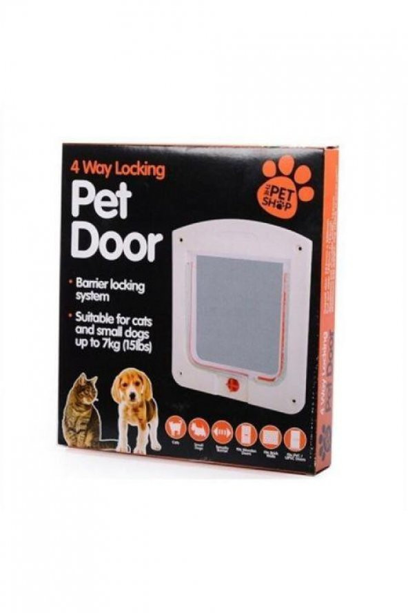 Pet Door 4 Yollu Kedi Kapısı 22x20x3 Cm ürün görseli 1